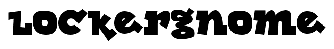 Lockergnome font