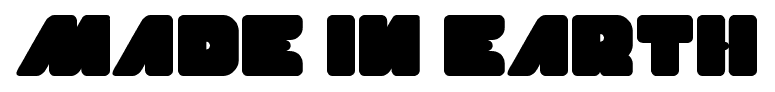 made in earth font