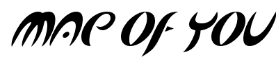 Map Of You font