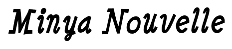Minya Nouvelle font