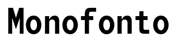Monofonto font