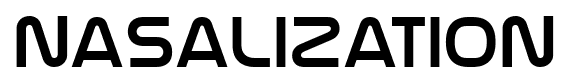 Nasalization font