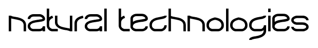 natural technologies font