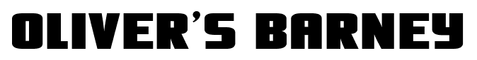 Oliver’s Barney font