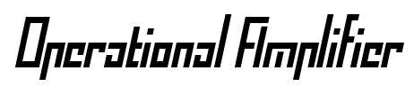 Operational Amplifier font
