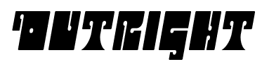 Outright font