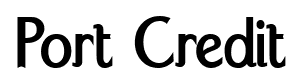 Port Credit font