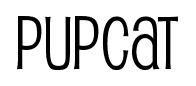 Pupcat font