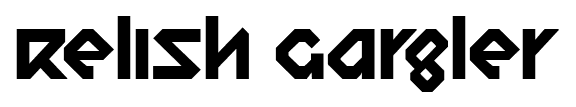 Relish Gargler font
