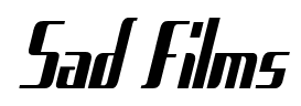 Sad Films font