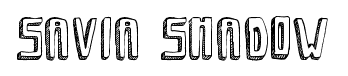 Savia Shadow font