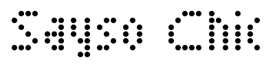 Sayso Chic font