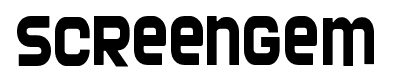 Screengem font