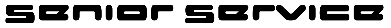 Senior Service font