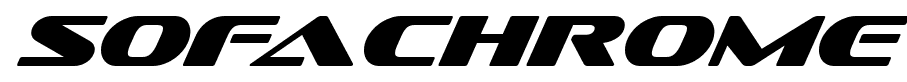 Sofachrome font