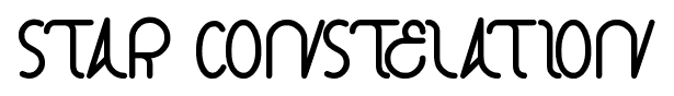 star constelation font