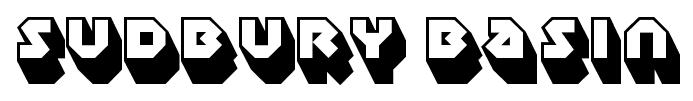 Sudbury Basin font