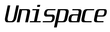 Unispace font
