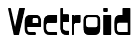 Vectroid font