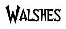Walshes font