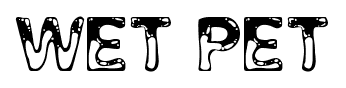 Wet Pet font