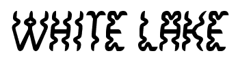 White Lake font