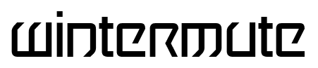 Wintermute font