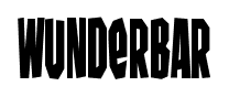 Wunderbar font