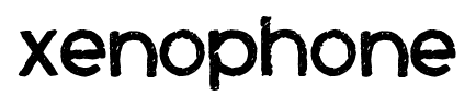 Xenophone font