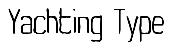 Yachting Type font