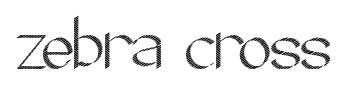 zebra cross font