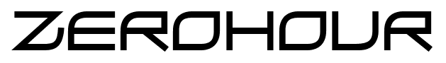 ZeroHour font