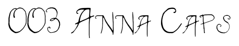003 Anna Caps font
