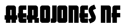 Aerojones NF font