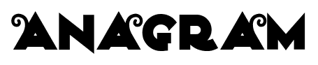 Anagram font
