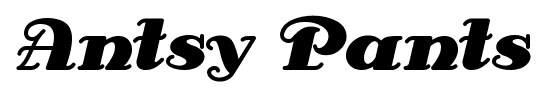 Antsy Pants font
