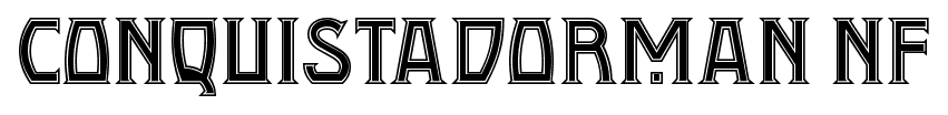 Conquistadorman NF font