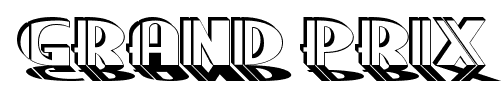 GRAND PRIX font