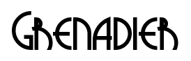 Grenadier font