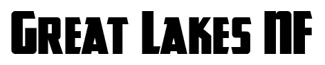 Great Lakes NF font