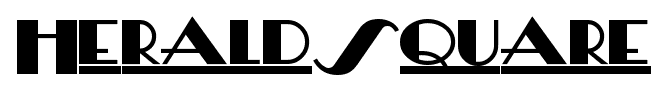 HeraldSquare font