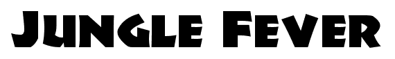 Jungle Fever font