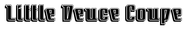 Little Deuce Coupe font