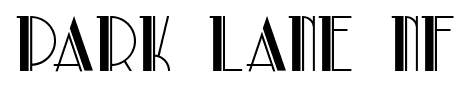 Park Lane NF font