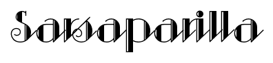 Sarsaparilla font