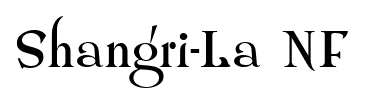Shangri-La NF font