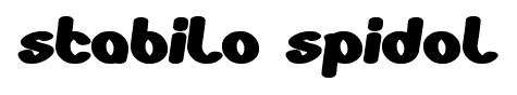 stabilo spidol font