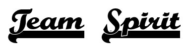 Team Spirit font