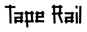 Tape Rail font