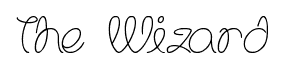 The Wizard font